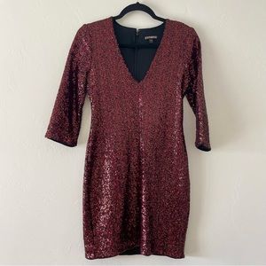Sequin Cocktail Party Dress Gorgeous Flattering Size 4